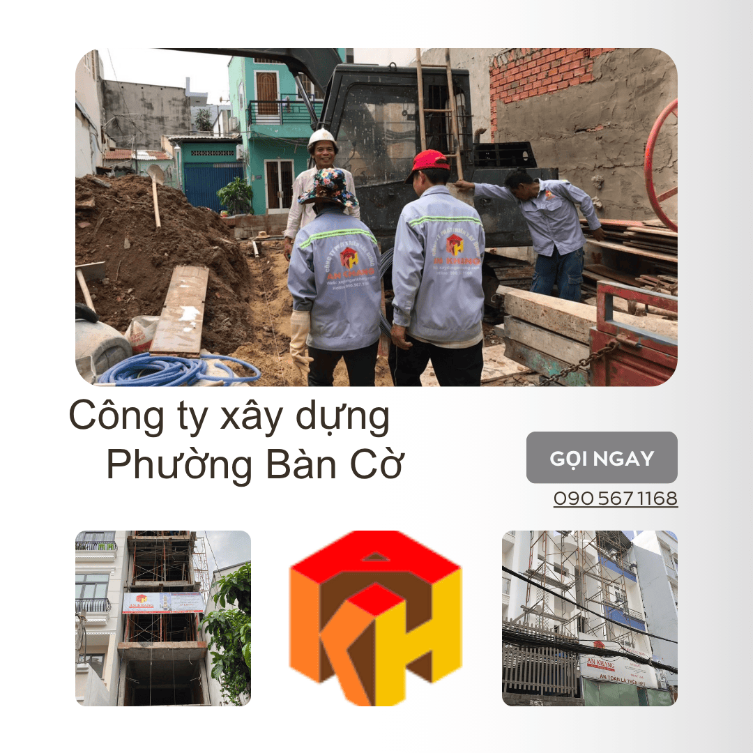 Công ty xây dựng phường Bàn Cờ TPHCM