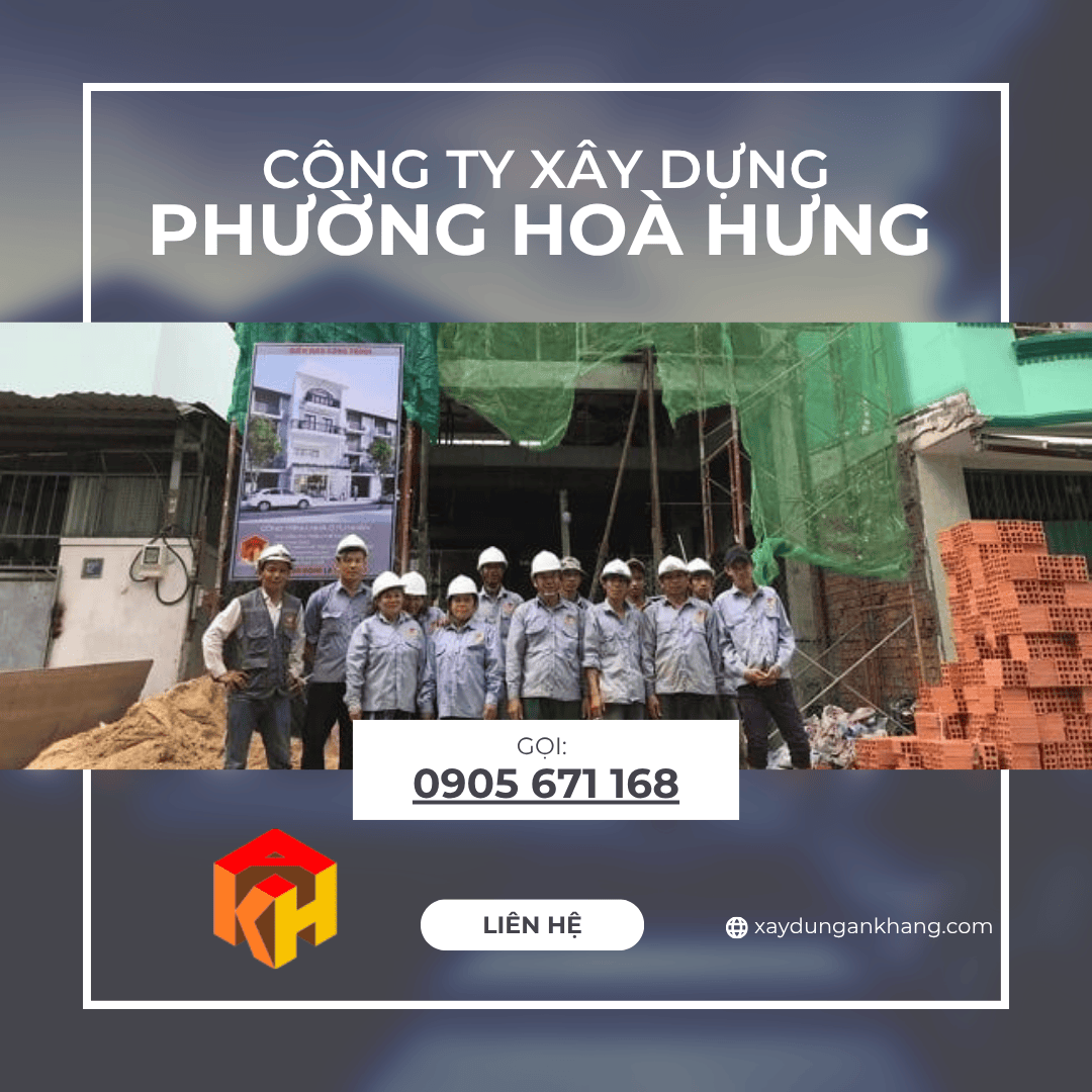 Công ty xây dựng phường Hoà Hưng TPHCM